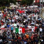 Así se vió la mega marcha en Zacatecas