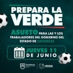 Declaran día de asueto por inauguración del mundial del futbol