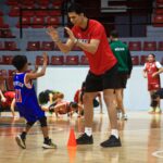 Participan niñas y niños zacatecanos en clínica de básquetbol con la Selección Mexicana