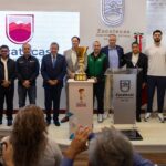 Presenta gobernador Copa Mundial FIBA que se entregará en Quatar al campeón mundial