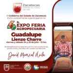 Invita gobernador a Expo Feria Agropecuaria Guadalupe 2026