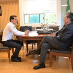 Se reúnen gobernador David Monreal y Rommel Pacheco titular de CONADE