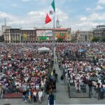 Presidenta rechaza intervencionismo al cerrar etapa de informes en el Zócalo