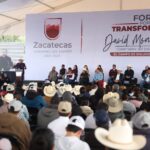 Refrenda gobernador apoyo al campo en Sombrerete